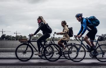 Dia da família em Bicicleta